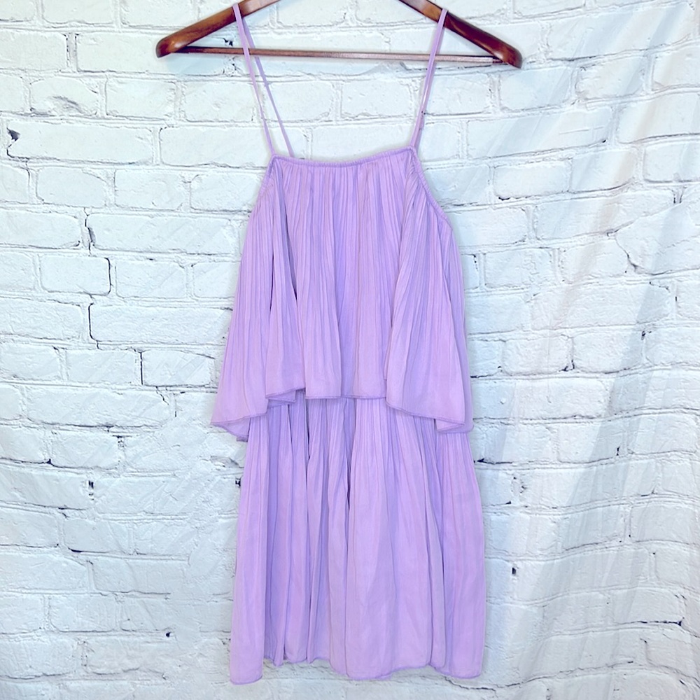 Pretty Garden Purple Spaghetti Strap Dress Size Small Brand New W/Tags